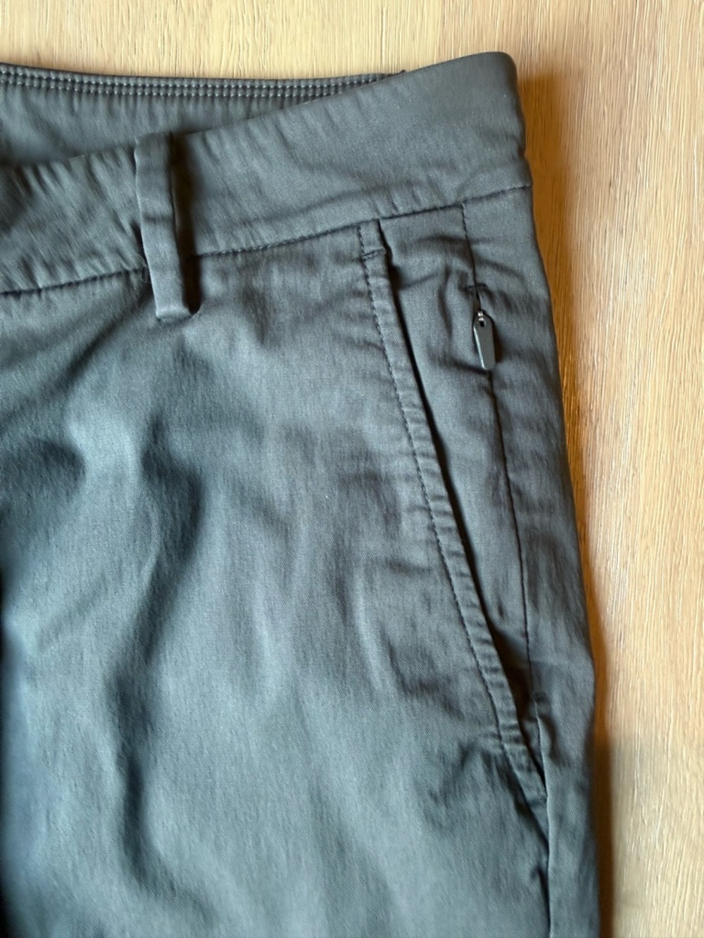 Birddogs Pants Mens 34x30 Gray Chino Slim Tapered Stretch Casual Performance - Picture 6 of 9